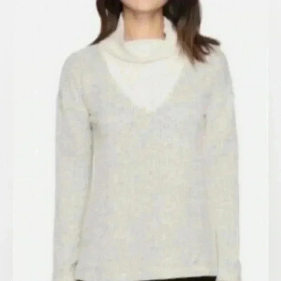 Sanctuary Dunaway Cowl Neck Pullover Sweater Milk - Picture 1 of 6